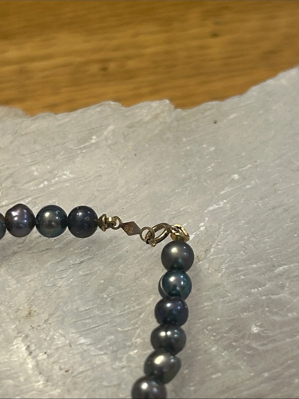 14K Grey Freshwater Pearl Classic Bracelet